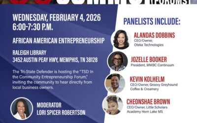 Tri-State Defender to Host “TSD in the Community Forum” on Entrepreneurship in Memphis and Shelby County Inbox